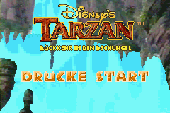 Tarzan - Rueckkehr in den Dschungel Title Screen